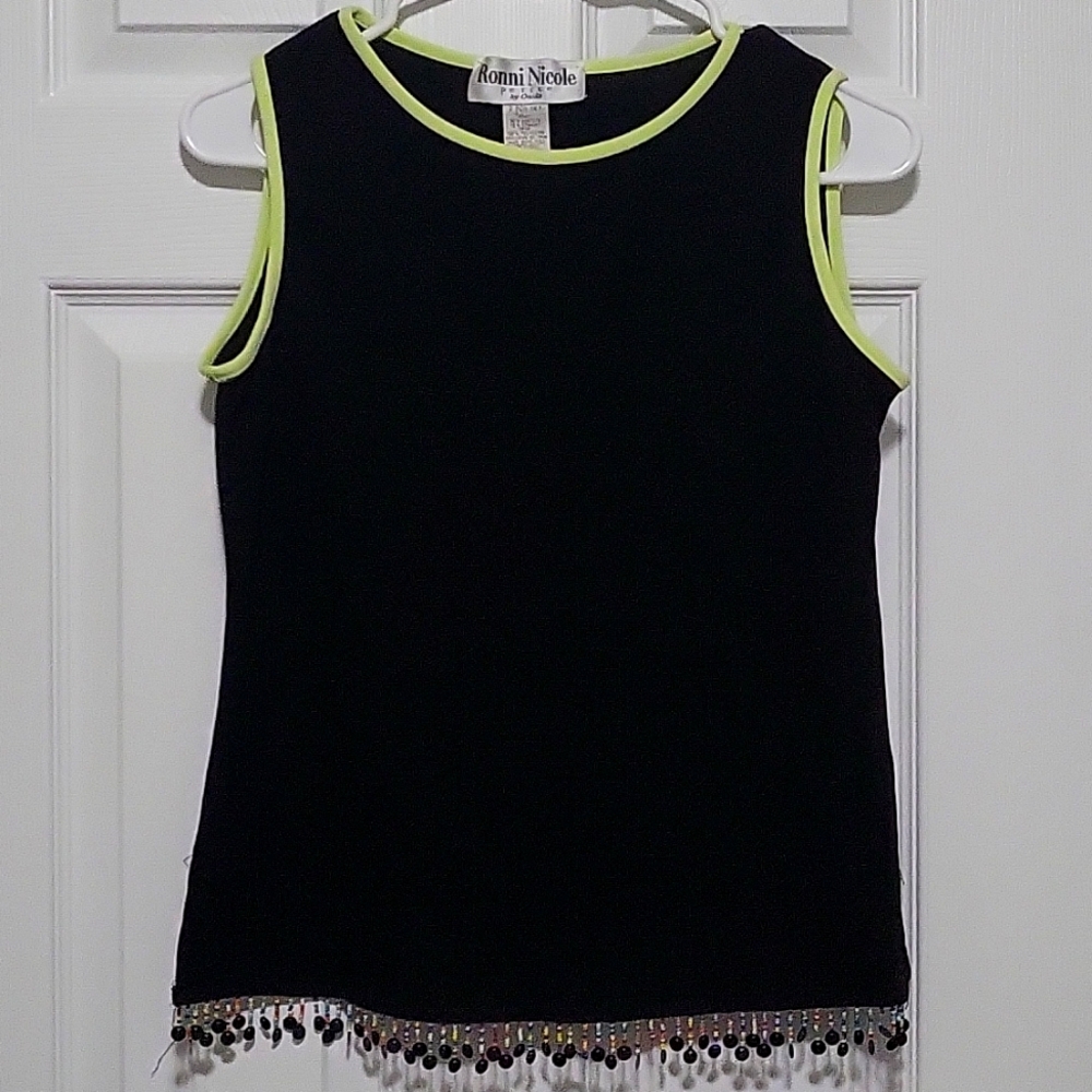 Vintage Ronni Nicole beaded top
